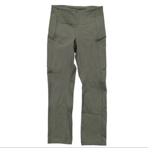 Lululemon Athletica Speed Up Crop *21" Dark Olive (First Release) Size 2